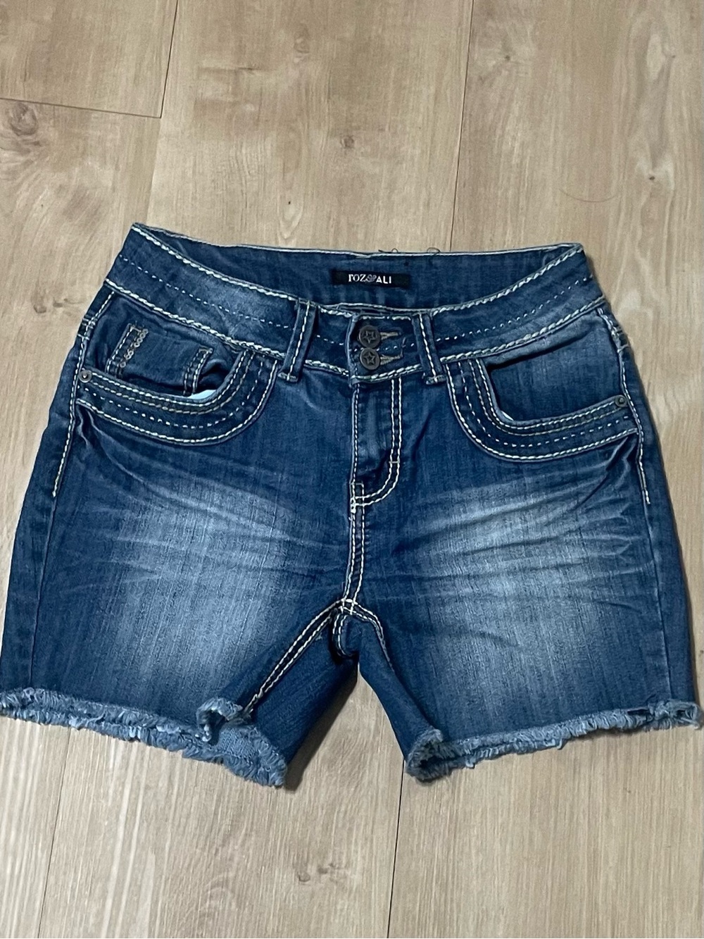 Roz & Ali Dark Wash Denim Jean Shorts